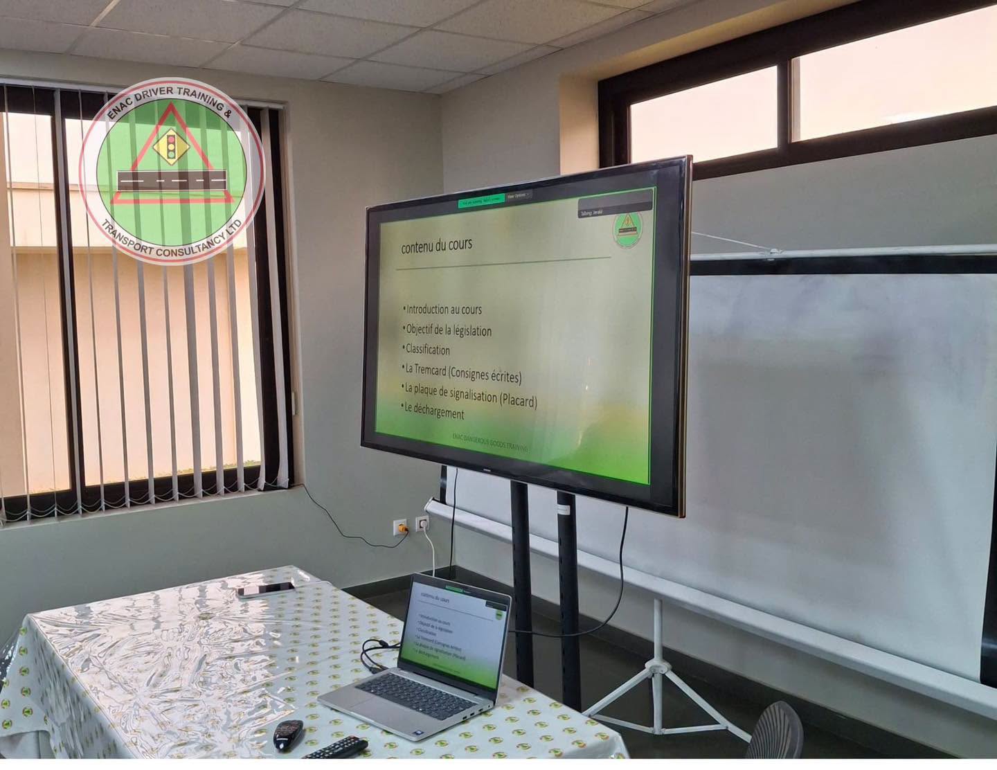 ENAC trainee attending online training